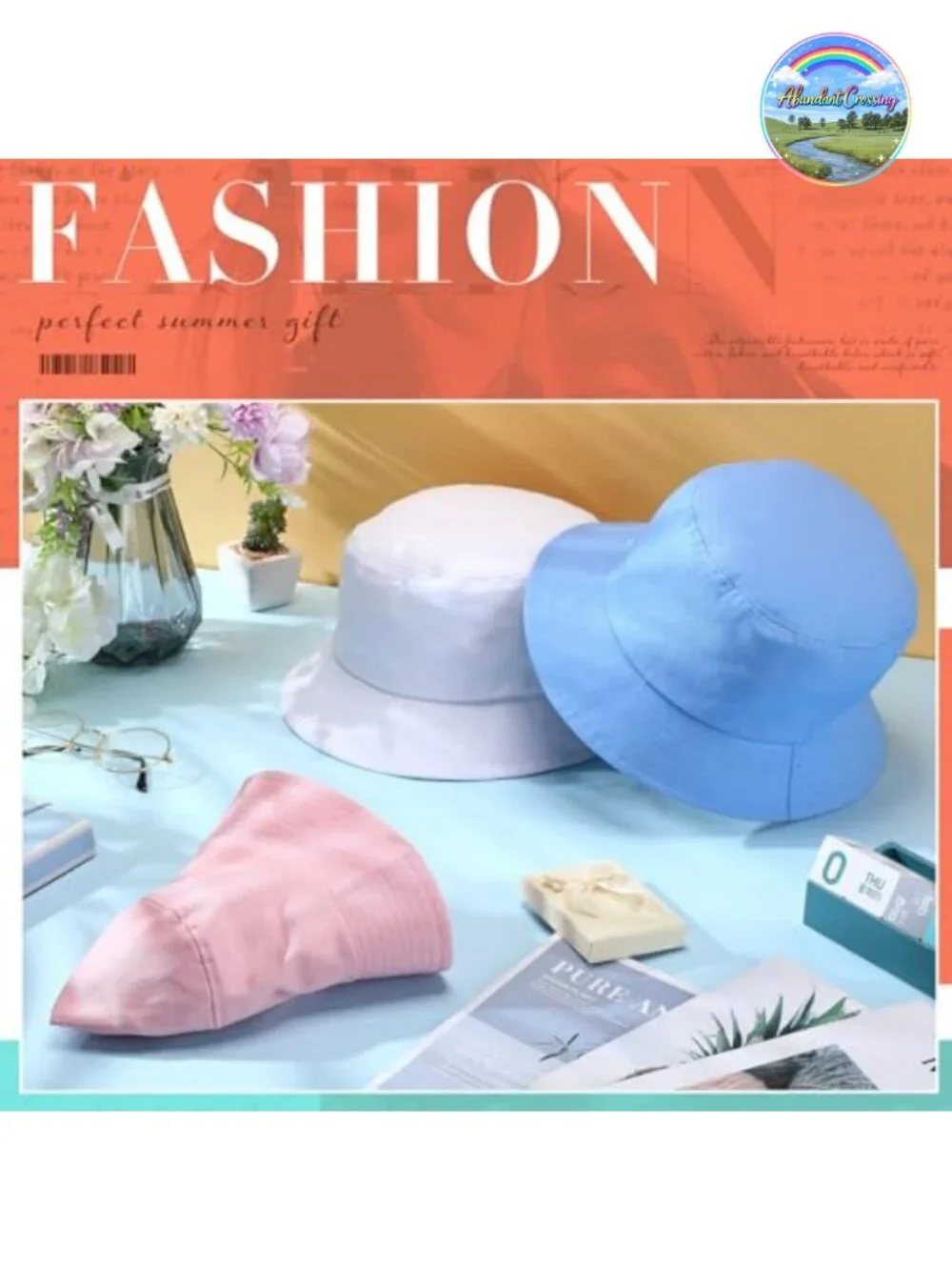 3 Pack Oversized Wide Brim Bucket Hats XXL Cotton Sun Protection Unisex